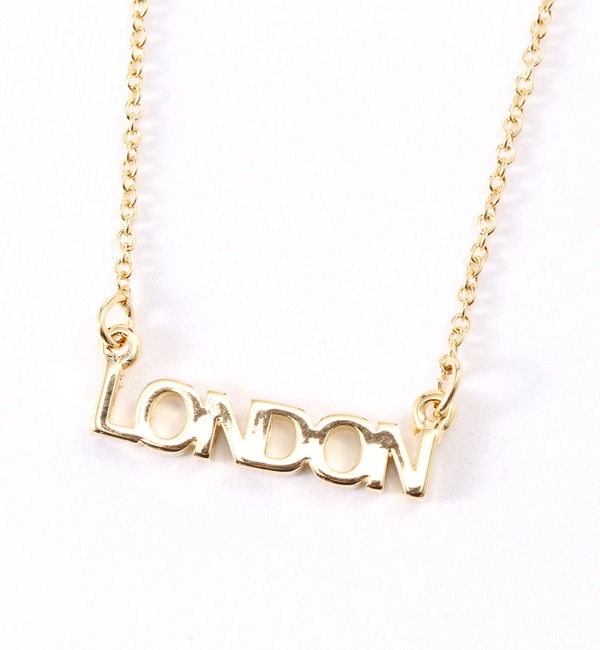 VeB lbNX h S[h(CITY NECKLACE london gold)