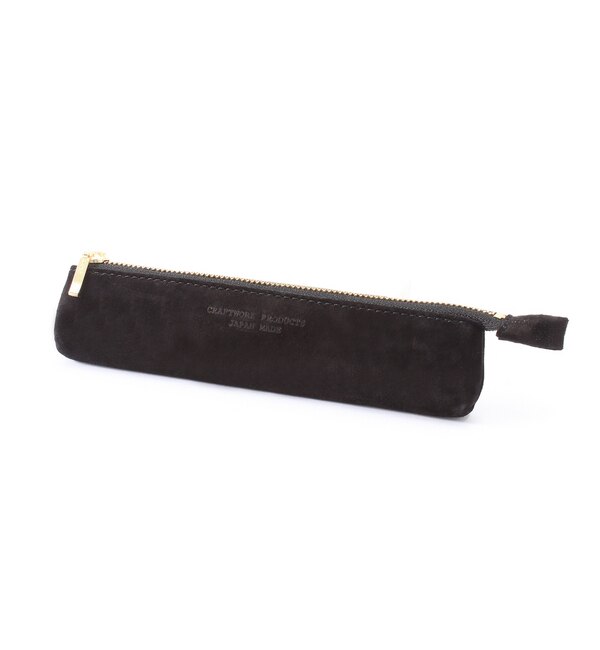 XG[h t@Xi[yP[X ubN(SUEDE FASTENER PEN CASE black)