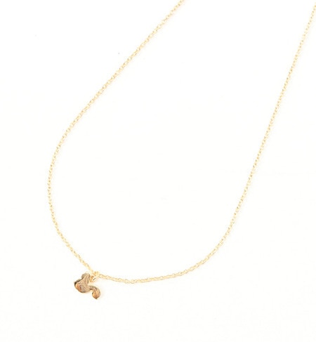 Aj} lbNX S X S[h(ANIMAL NECKLACE S squirrel gold)