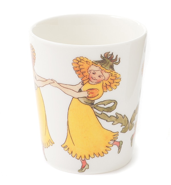 エルサベスコフ マグカップ ハンドルなし タンポポ(Elsa Beskow MUG dandelions)|arenot(アーノット)の通販｜アイルミネ