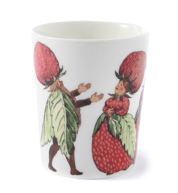 エルサベスコフ マグカップ ハンドルなし ストロベリーファミリー(Elsa Beskow MUG strawberry  family)|arenot(アーノット)の通販｜アイルミネ