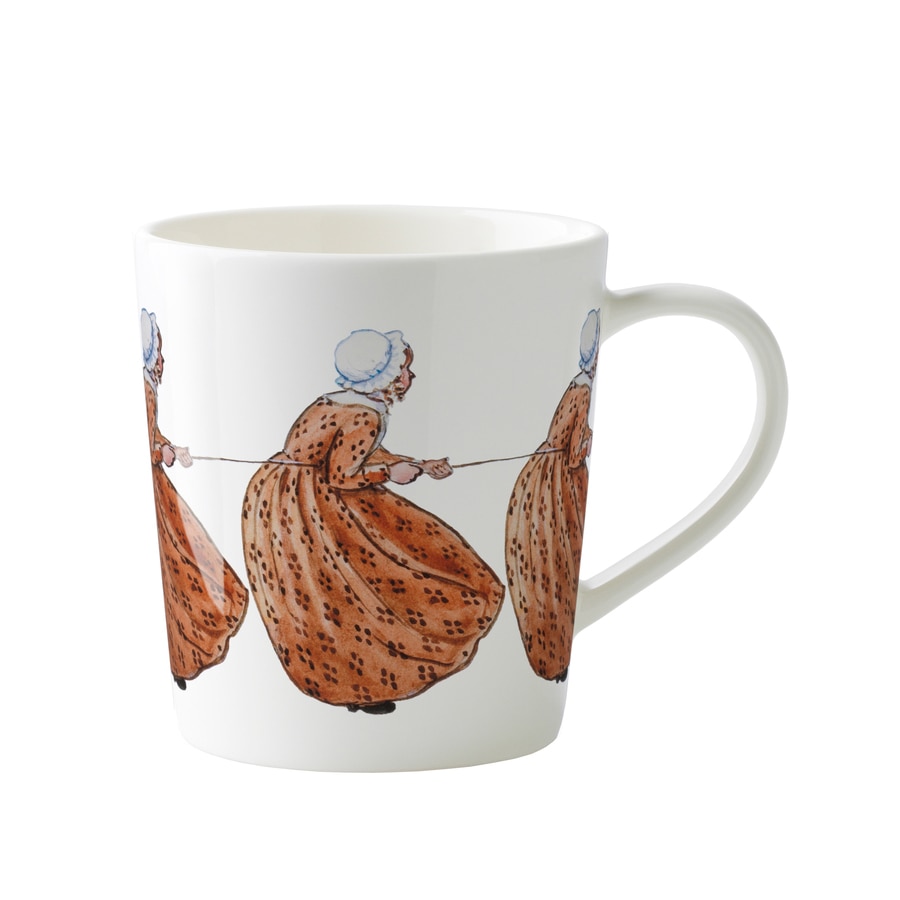 エルサベスコフ マグカップ ハンドル付 アーント ブラウン(Elsa Beskow MUG WITH HANDLE aunt  brown)|arenot(アーノット)の通販｜アイルミネ