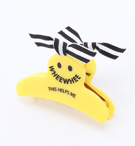 laughヘアクリップ（yellow）