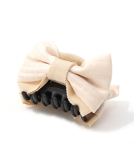 Printemps ribbonヘアクリップivory