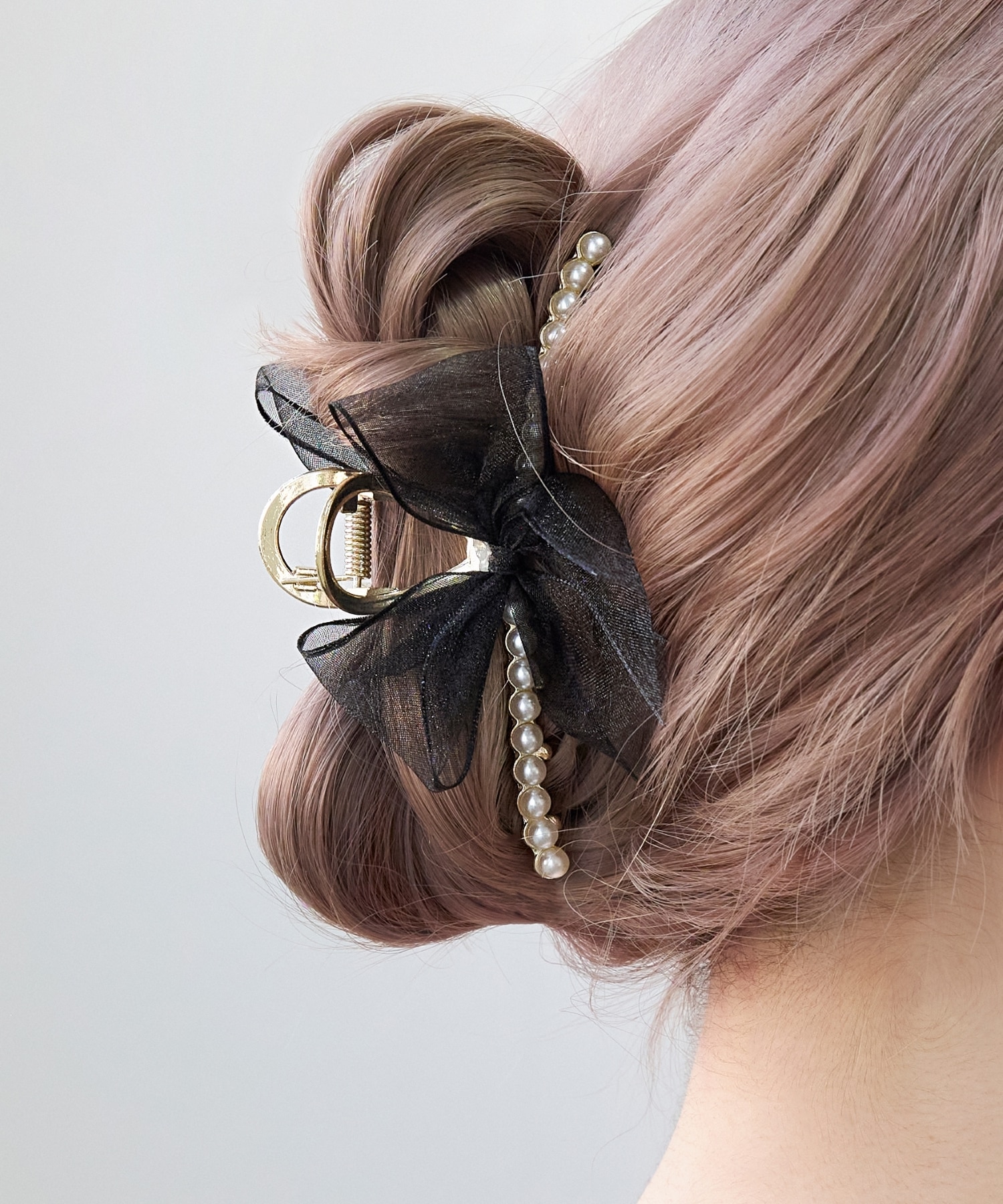 おまけ付】 【売り切れ】オーガンジーリボン♡ヘアクリップ