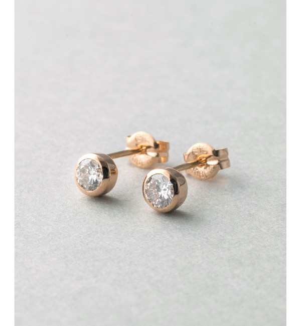 K18 ダイヤモンド 0.3ct ピアス「ブライト」