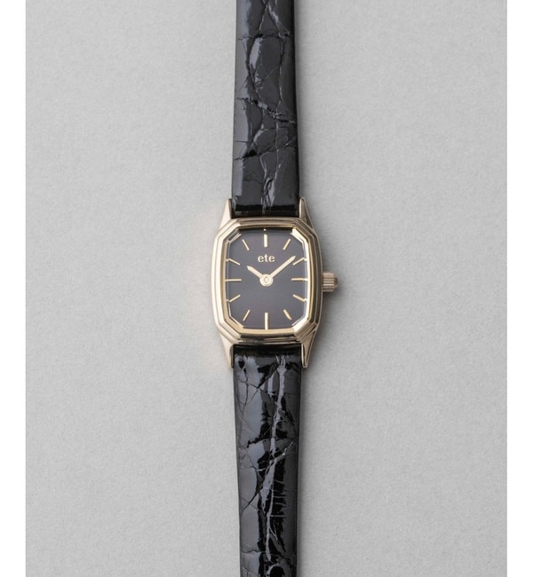 【写真追加】ete オクタゴンフェイス クロコダイルレザーベルト ウォッチカテゴリ腕時計