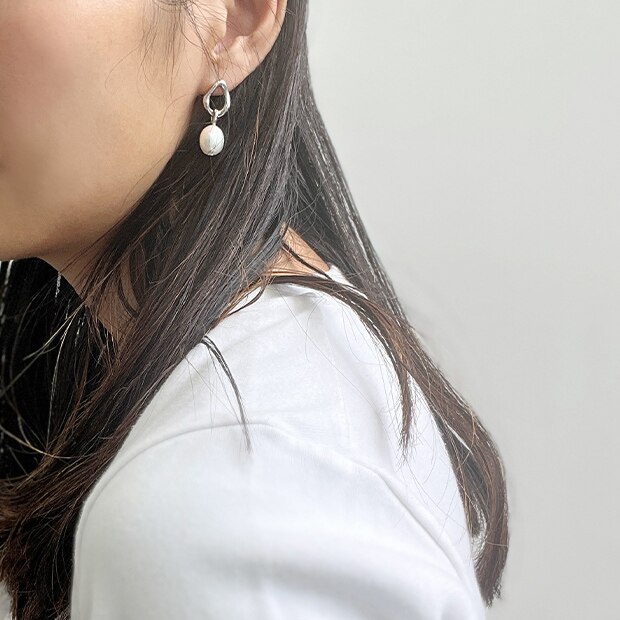 LIQUID PEARL PIERCED EARRING(片耳用)