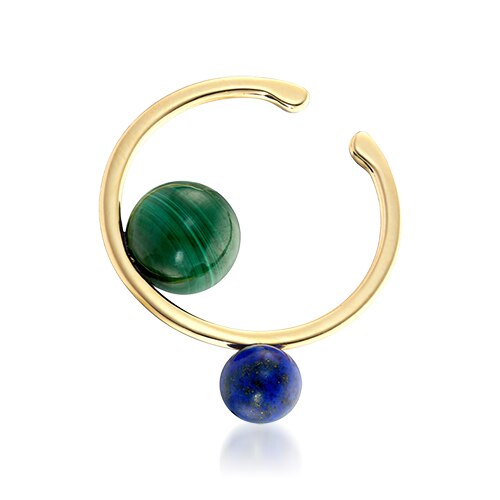 MALACHITE/LAPIS LAZULI EAR CUFF|STAR JEWELRY(スタージュエリー)の