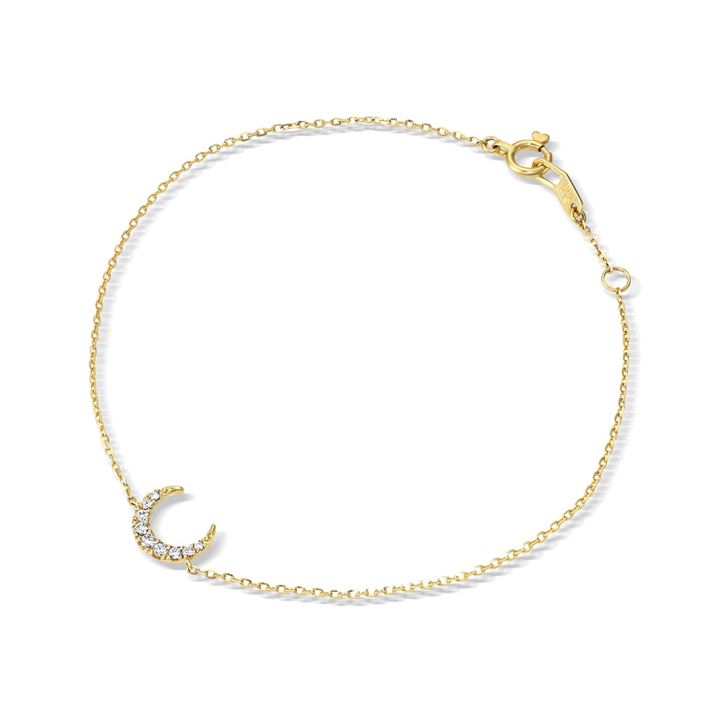 特別セール品 DIAMOND 14k MOON Moon BRACELET Moonstone アクセサリー