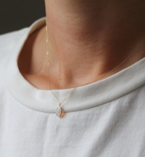 Opal Necklace | K10YG|cui-cui(キュイキュイ)の通販｜アイルミネ