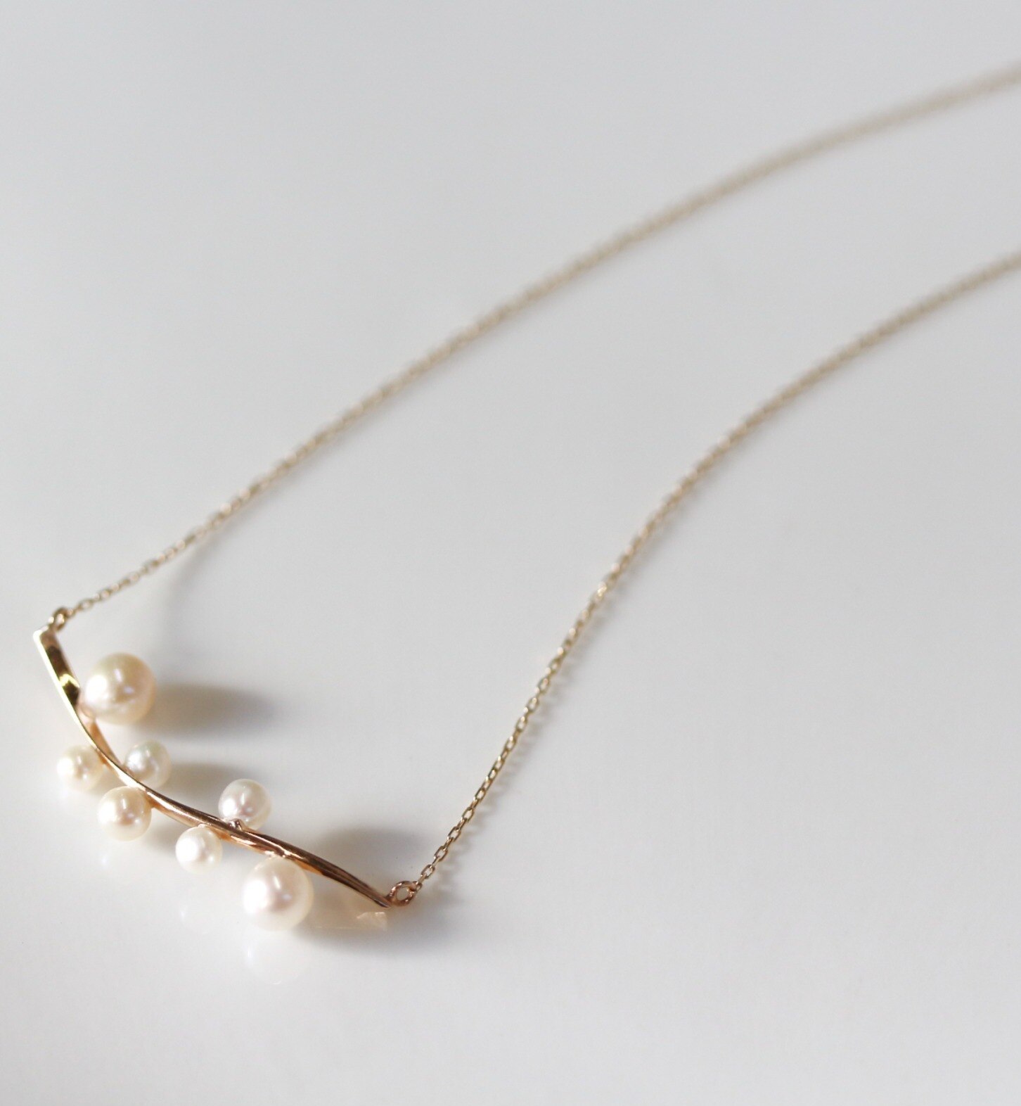 Pearl Necklace 【Lilly】| K10YG|cui-cui(キュイキュイ)の通販