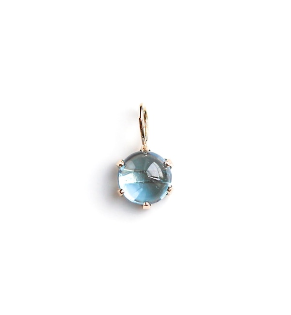 モテ系ファッションメンズ|【キュイキュイ/cui-cui】 Blue Topaz Charm | K10YG