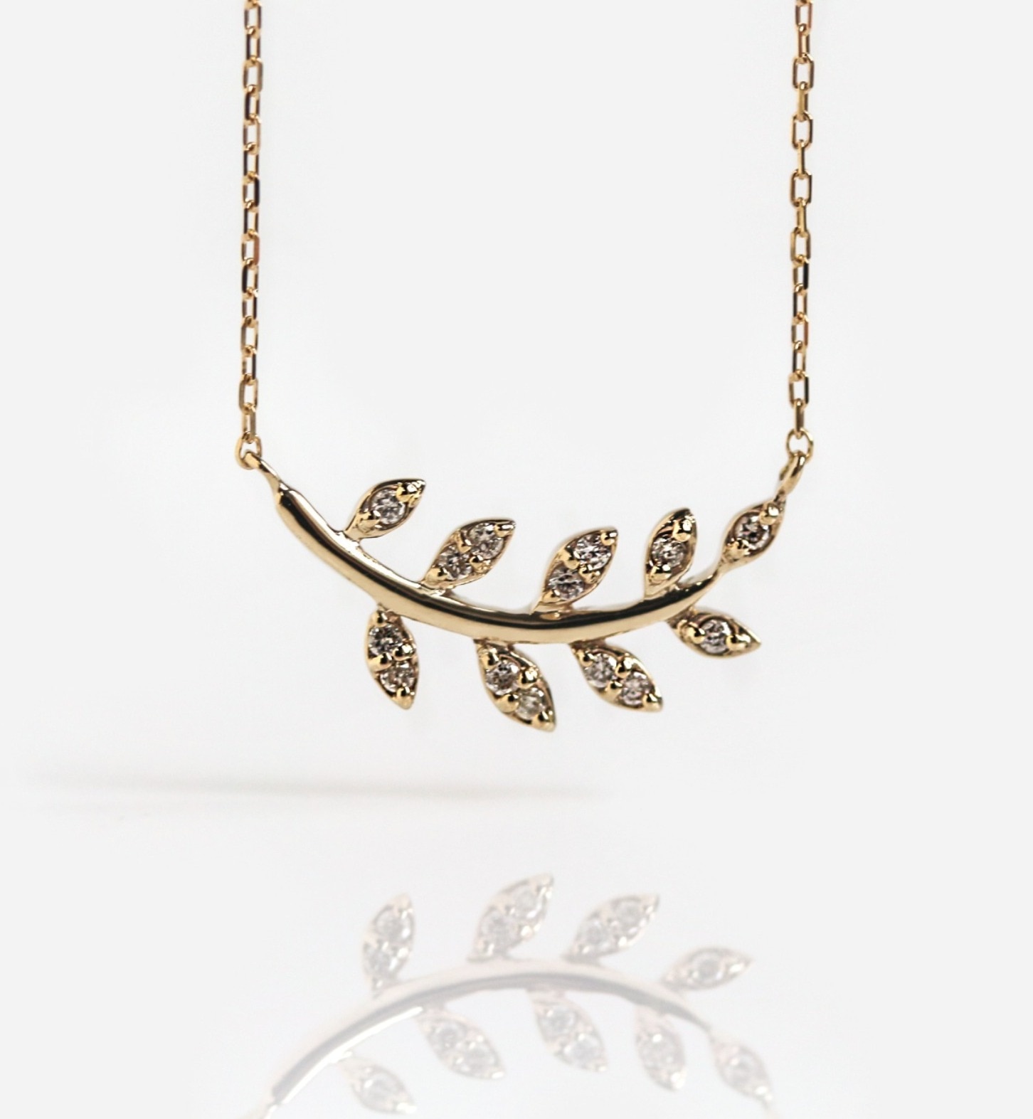 Diamond Necklace【Sapin】| K10YG