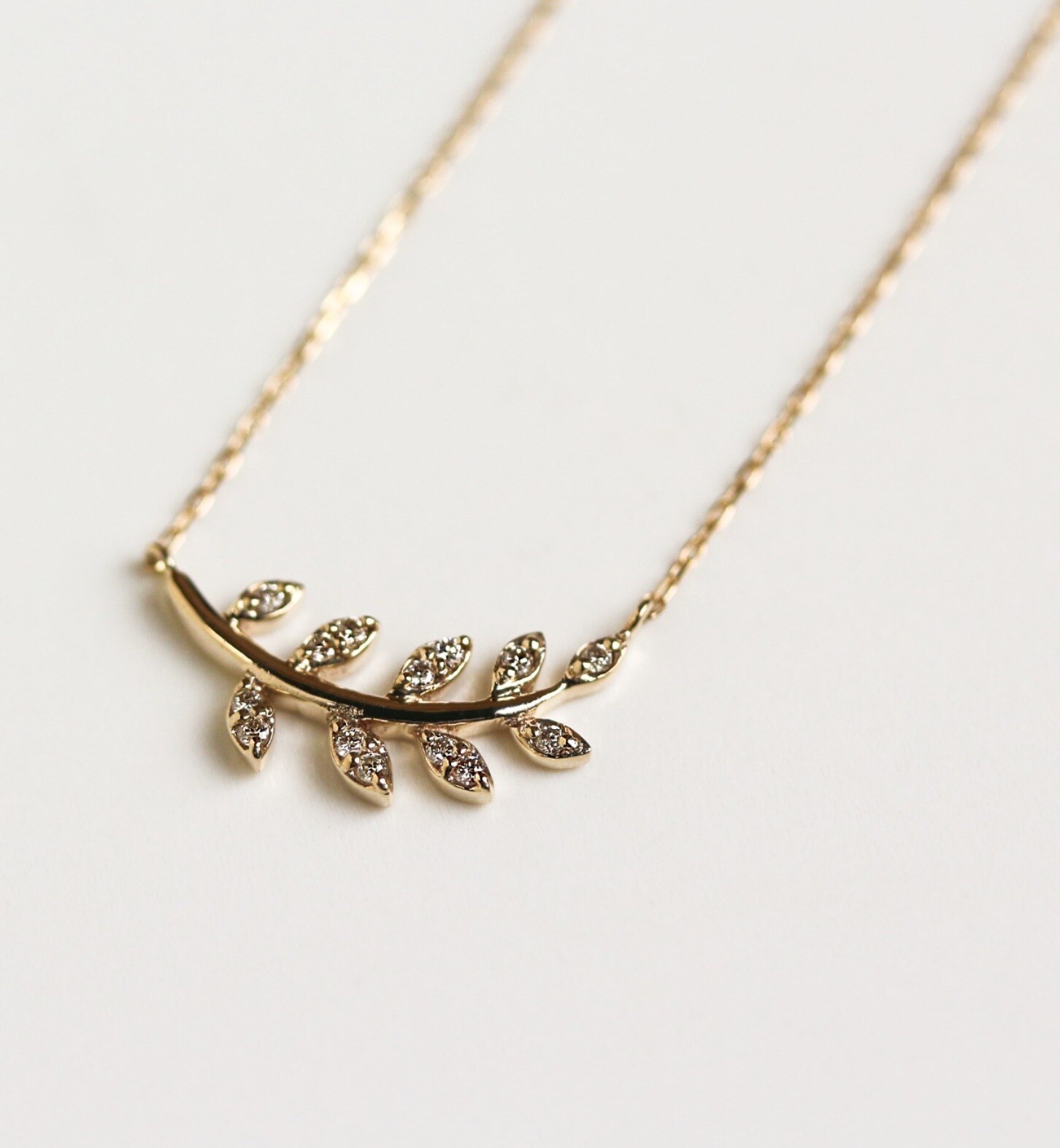 Diamond Necklace【Sapin】| K10YG