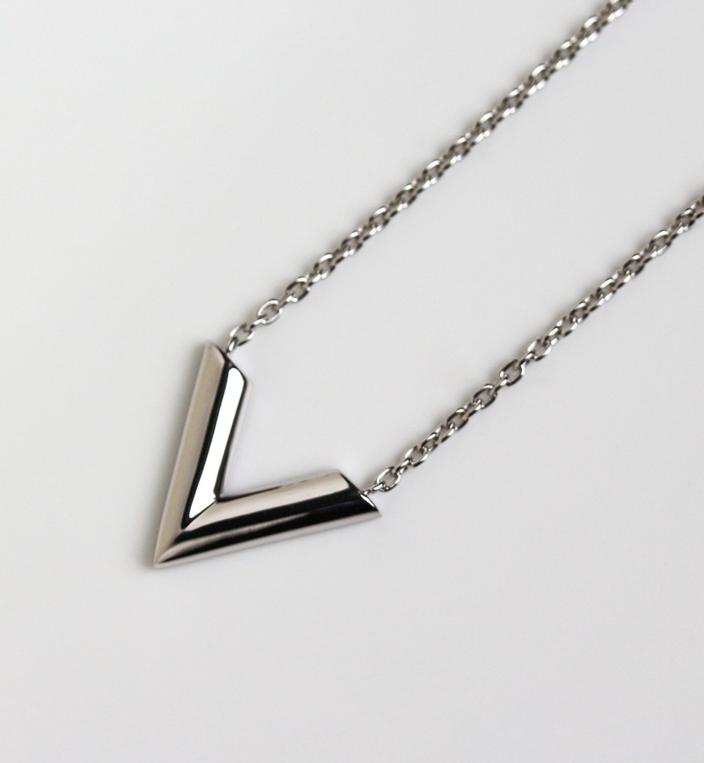 V Shaped Pair Necklace | K10YG/SV925〈WEB限定〉|cui-cui