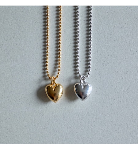 Round Heart Necklace|warmth(ワームス)の通販｜アイルミネ