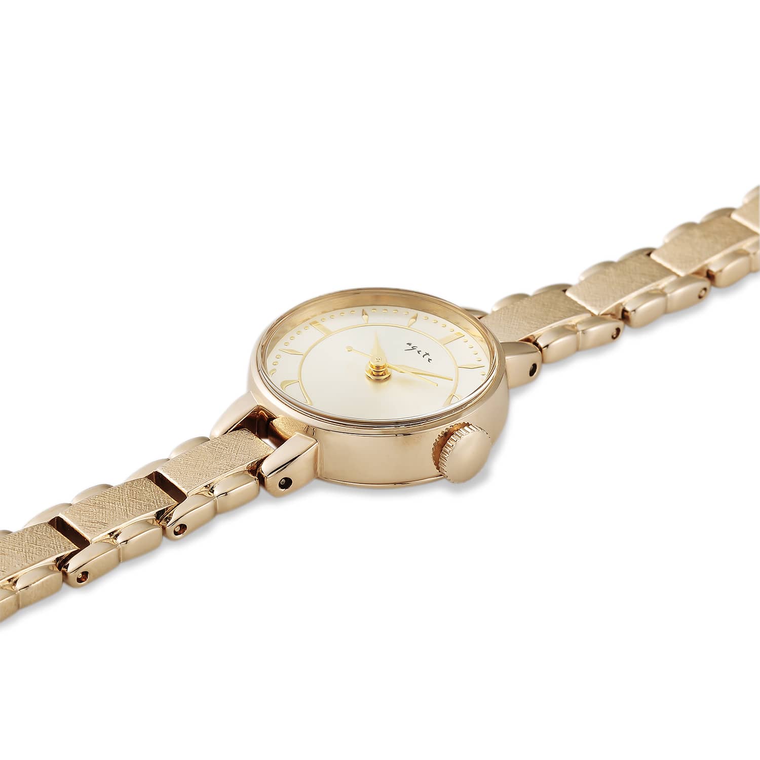 ラウンドフェイスウォッチ【AGETENO.50YG時計】|agete(アガット)の通販  