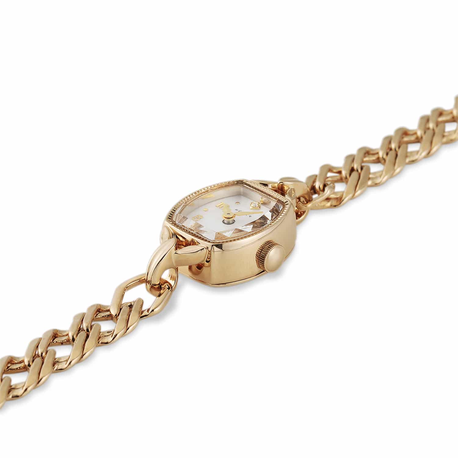 トノーフェイスジュエリーウォッチ 【AGETE.52YG時計】|agete(アガット  