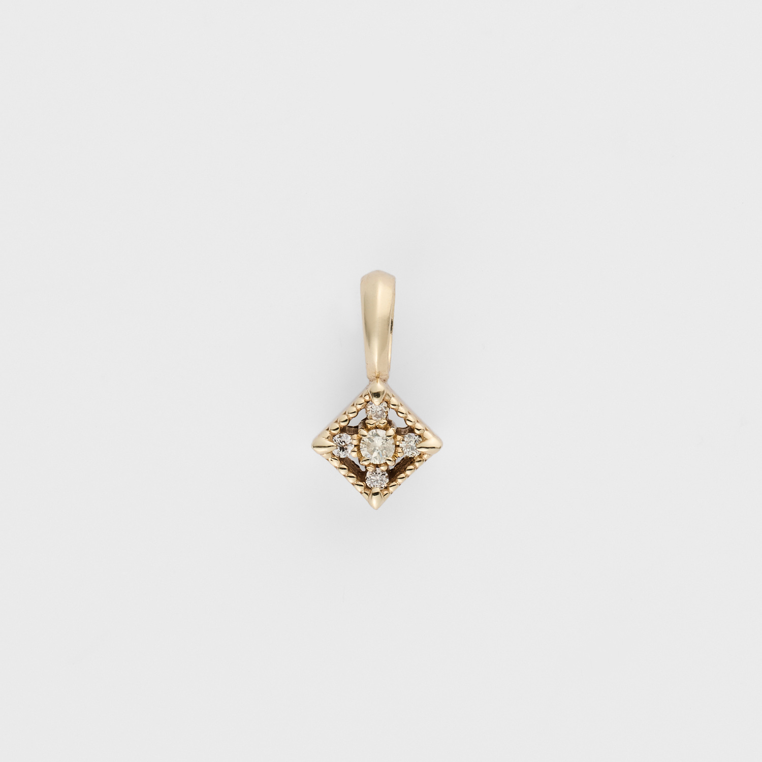 K10ダイヤモンドチャーム（0.03ct）|agete(アガット)の通販 