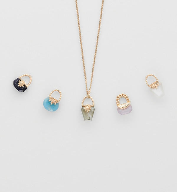 【Tiny Bag Charm】K10ラベンダークォーツチャーム