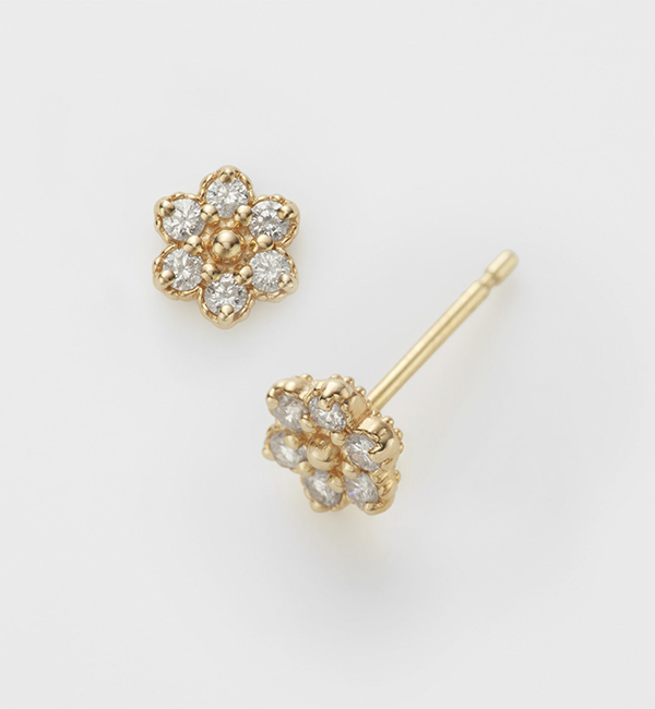 K10ダイヤモンドピアス|NOJESS(ノジェス)の通販｜アイルミネ