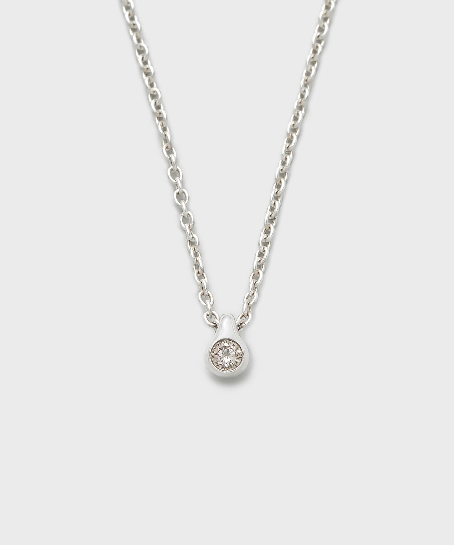 シルバーダイヤモンドネックレス(0.03ct)|NOJESS(ノジェス)の通販