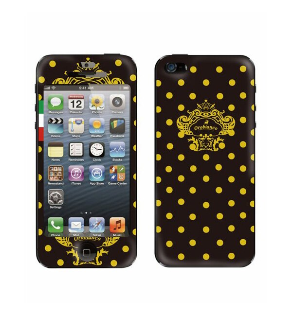 OrobiancoiIrARj Dot GoldxBlack for iPhone5/5s