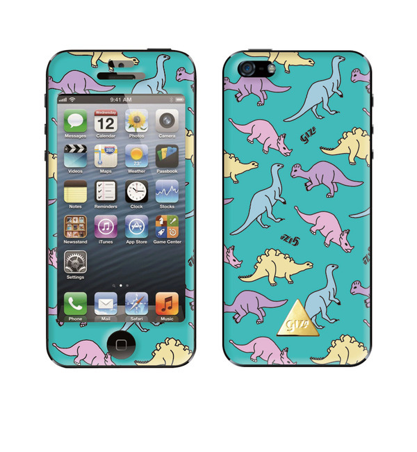 《きゃりーぱみゅぱみゅ着用アイテム》 GIZA ×Gizmobies 【DINOSAUR GRN】(iPhone5/5s)