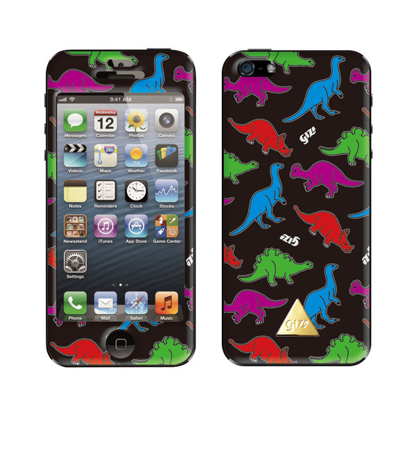 GIZA（ギザ）×Gizmobies(ギズモビーズ)【DINOSAUR BLK】(iPhone5/5s)