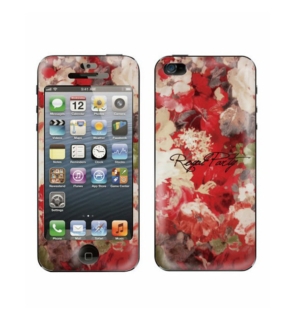 《女性人気NO.1》 ROYAL PARTY × Gizmobies 【Vintage flower2】(iPhone5/5s)