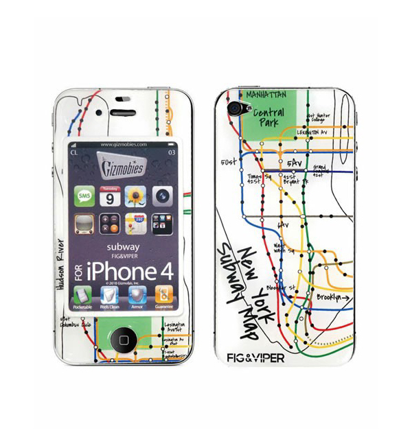 FIG&VIPER（フィグ&バイパー）×Gizmobies（ギズモビーズ）【N.Y SUBWAY WHT】（iPhone4/4S）