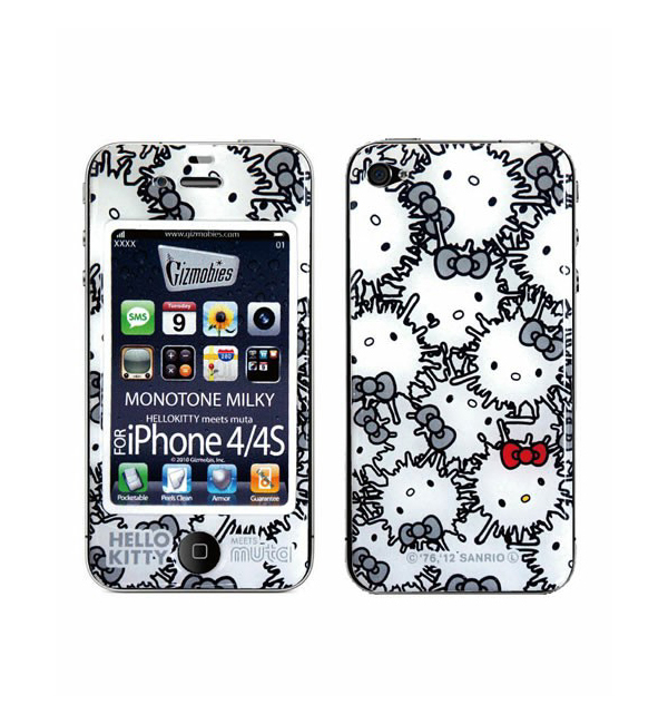 HELLOKITTY×muta×Gizmobies【MONOTONE MILKY】(iPhone4/4S)