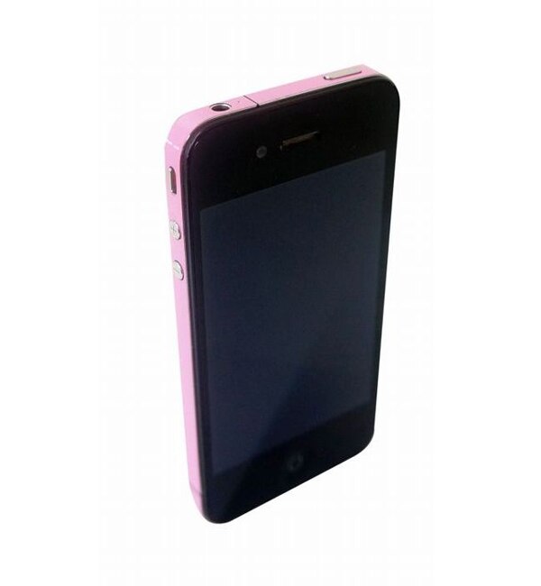 SIDE SKIN BABY PINK (iPhone4/4S)