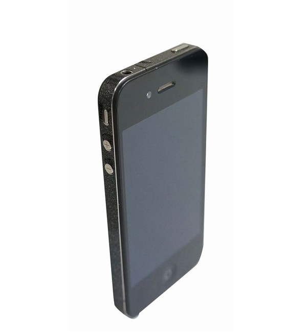 COLORCTORS（カラクターズ)【SIDE SKIN ＢＬＡＣＫ（ラメ）】(iPhone4/4S)