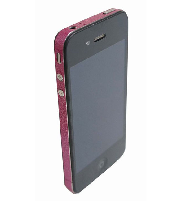 COLORCTORS（カラクターズ)【SIDE SKIN ＭＡＧＥＮＴＡ（ラメ）】(iPhone4/4S)