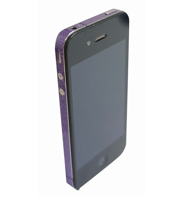 COLORCTORS（カラクターズ)【SIDE SKIN ＶＩＯＬＥＴ（ラメ）】(iPhone4/4S)