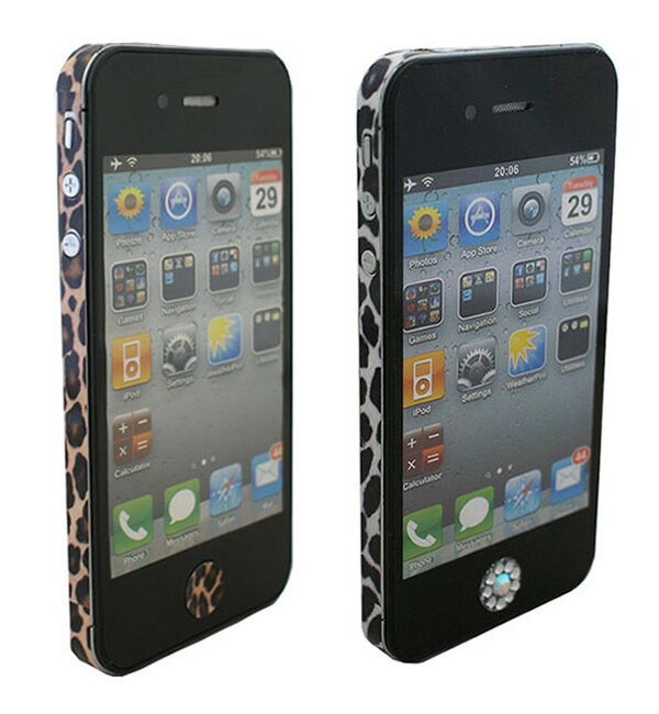 SIDE SKIN STANDARD LEOPARD(iPhone4/4S)