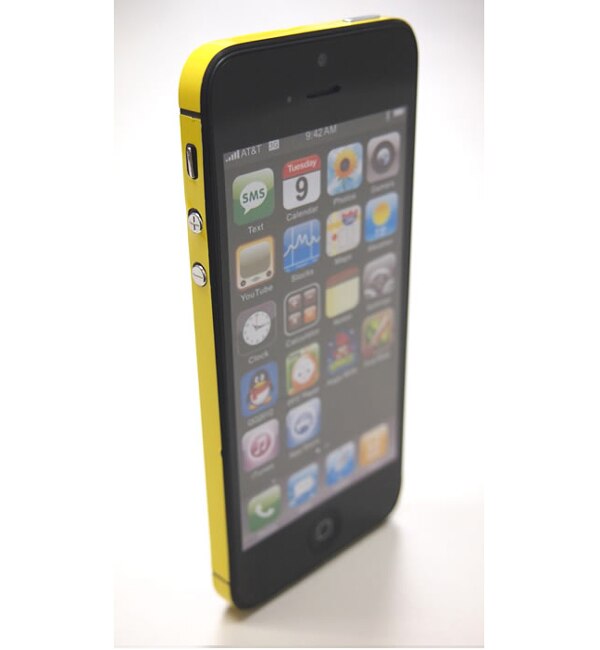 SIDE SKIN YELLOW (iPhone5)