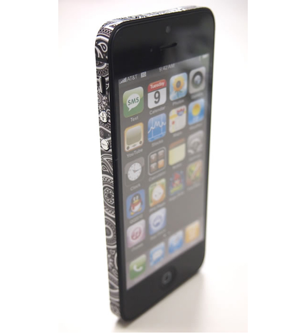 COLORCTORS(カラクターズ)【SIDE SKIN PAISLEY BLK】(iPhone5/5s)