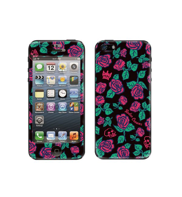 RODEOCROWNS(ロデオクラウンズ）×Gizmobies(ギズモビーズ)【ROSE&SKULL】(iPhone5/5s)
