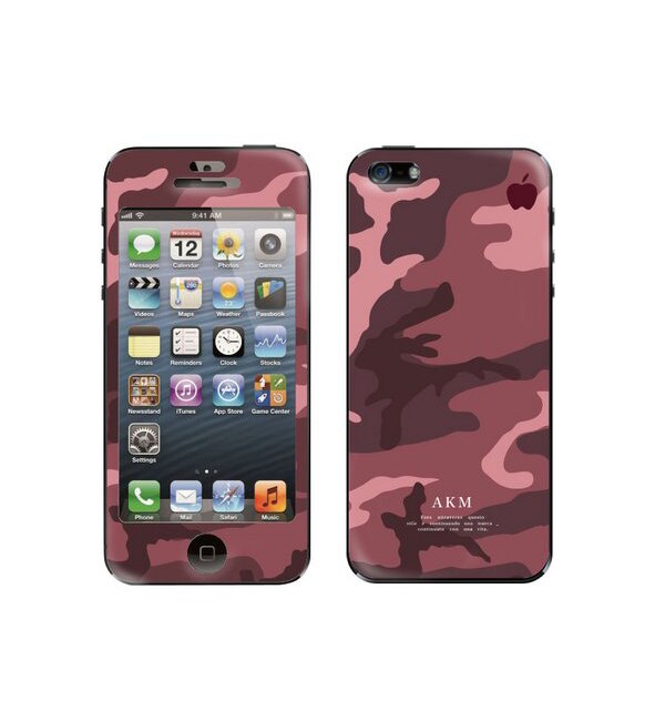 AKM(G[P[Gjburgundy camo for iPhone5/5