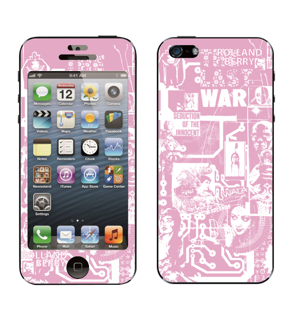 ROLLAND BERRY(ローランドベリー)×Gizmobies(ギズモビーズ)【BOX ART PINK WHITE】(iPhone5/5s)