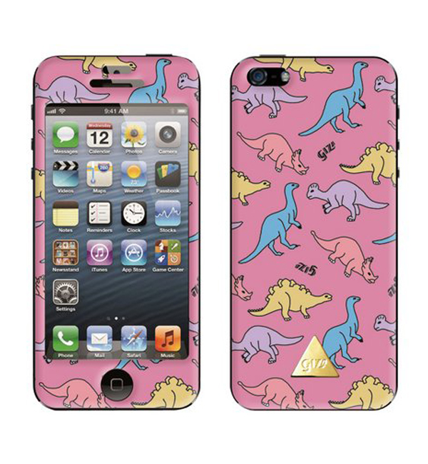 GIZA（ギザ）×Gizmobies(ギズモビーズ)【DINOSAUR PNK】(iPhone5/5ｓ)