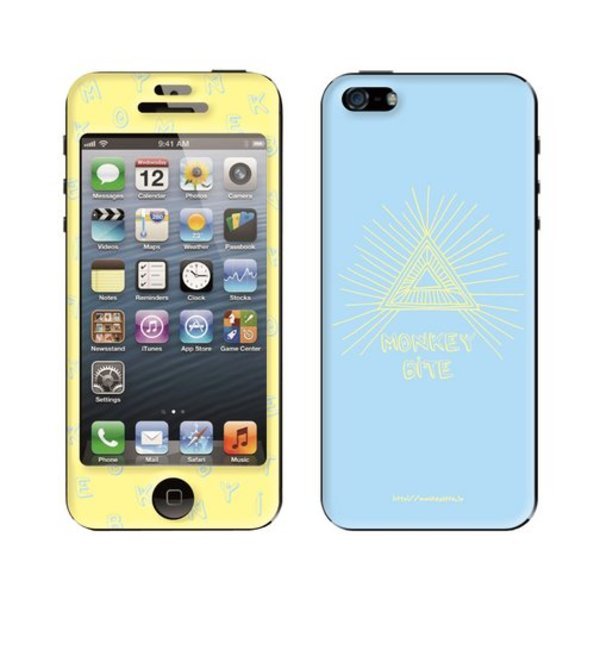 monkey bite（モンキーバイト） × Gizmobies（ギズモビーズ）【Tent yellow】 (iPhone5/5s)