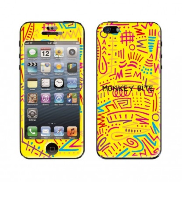monkey bite（モンキーバイト） × Gizmobies（ギズモビーズ） 【Hieroglyph】 (iPhone5/5s)