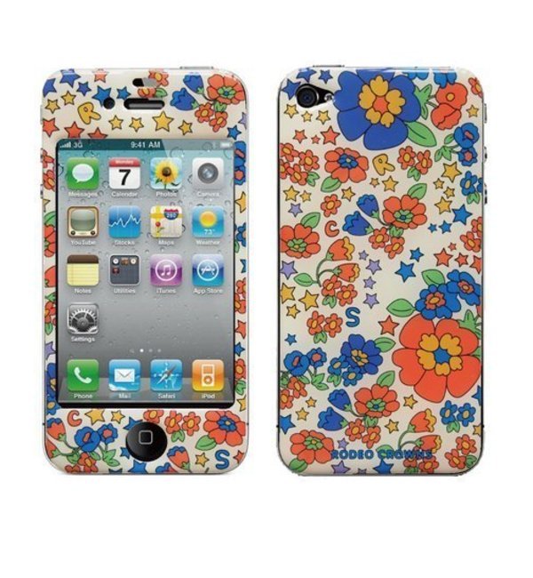 RODEO CROWNS×Gizmobies 【RETRO FLOWER】 (iPhone4/4S)