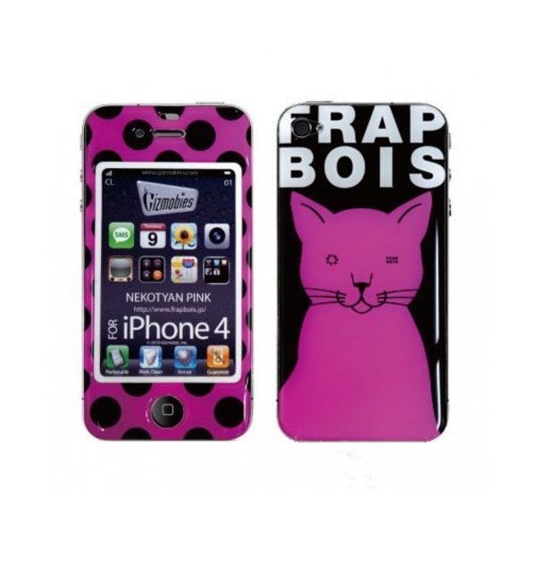 FRAPBOIS（フラボア） × Gizmobies（ギズモビーズ） 【NEKOTYAN PINK】 (iPhone4/4S)