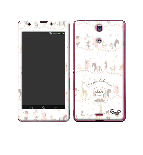 gelato pique(ジェラートピケ)×Gizmobies（ギズモビーズ）【ANIMAL CIRCUS】 (Xperia)