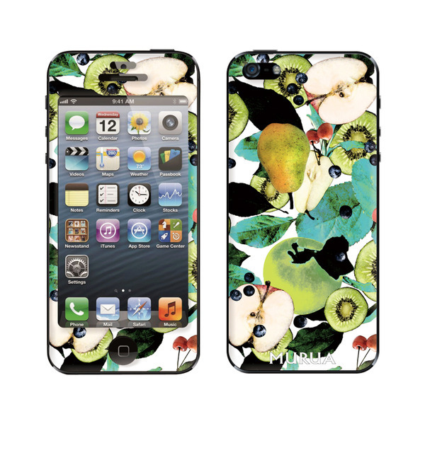 MURUA(ムルーア)×Gizmobies(ギズモビーズ)【Mix Fruits WHT】 (iPhone5/5s)
